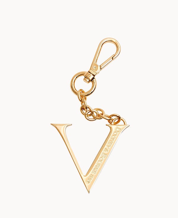 Dooney & Bourke Pendant Key Chain Gold