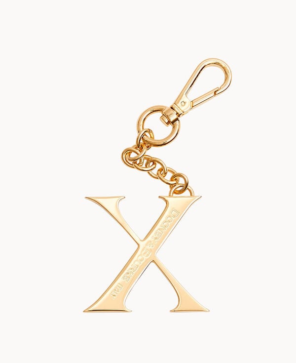 Dooney & Bourke Pendant Key Chain Gold
