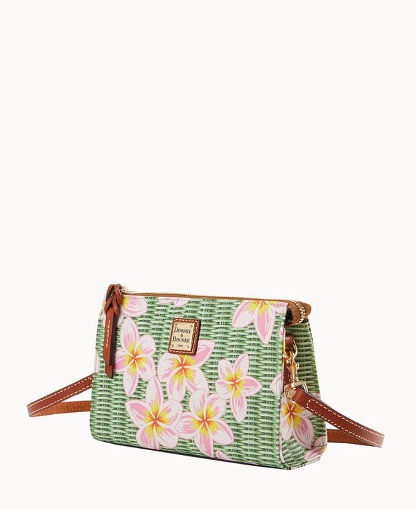 Dooney & Bourke Plumeria Janine Crossbody Pink Green