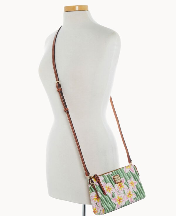 Dooney & Bourke Plumeria Janine Crossbody Pink Green
