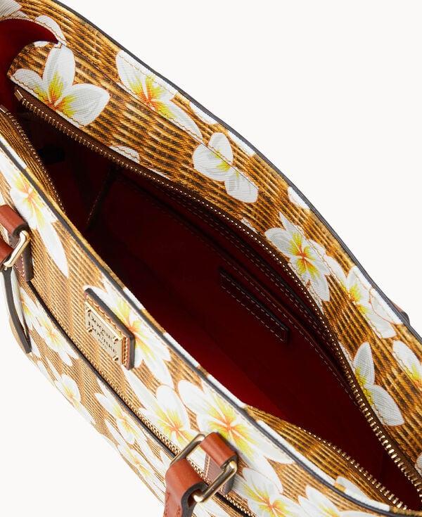 Dooney & Bourke Plumeria Shopper White