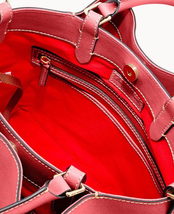 Dooney & Bourke Saffiano Brenna Bubble Gum