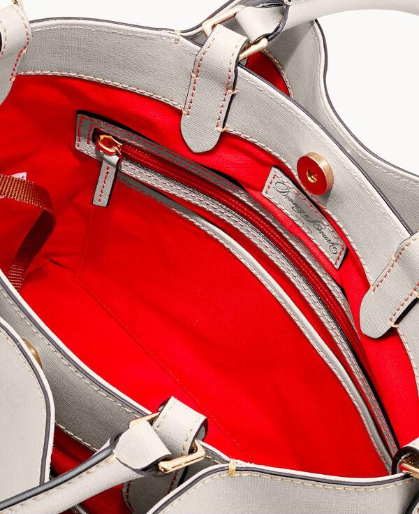 Dooney & Bourke Saffiano Brenna Ecru