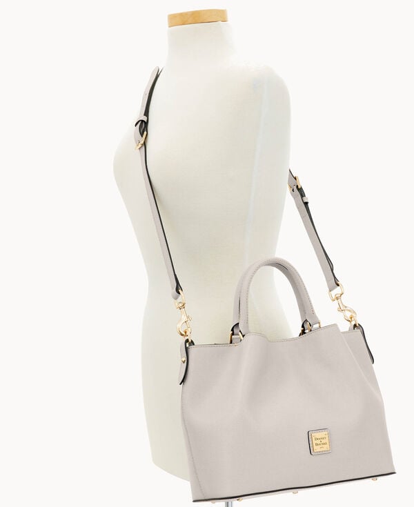 Dooney & Bourke Saffiano Brenna Ecru