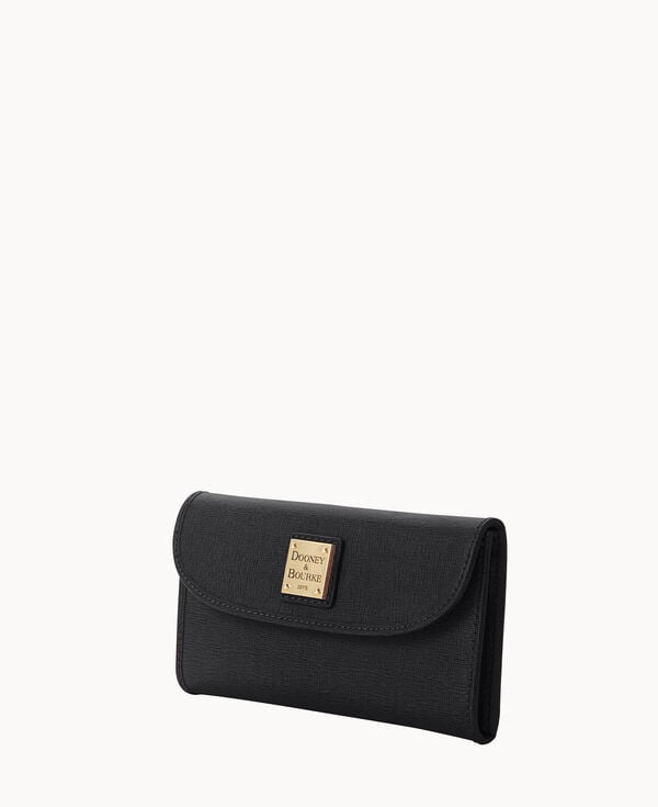 Dooney & Bourke Saffiano Continental Clutch Black