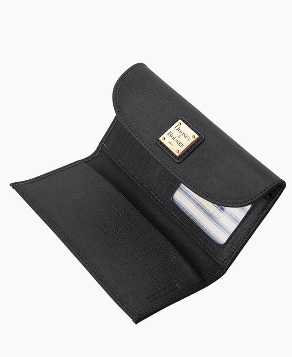 Dooney & Bourke Saffiano Continental Clutch Black