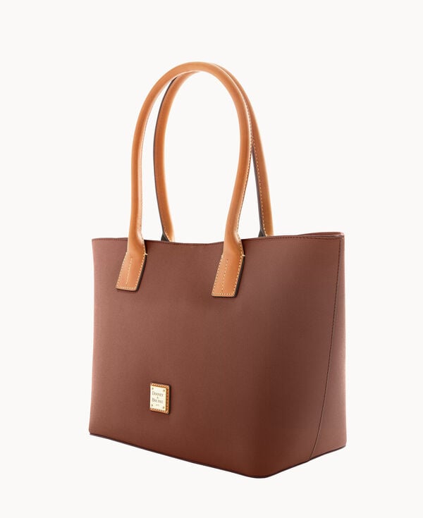 Dooney & Bourke Saffiano Small Russel Amber