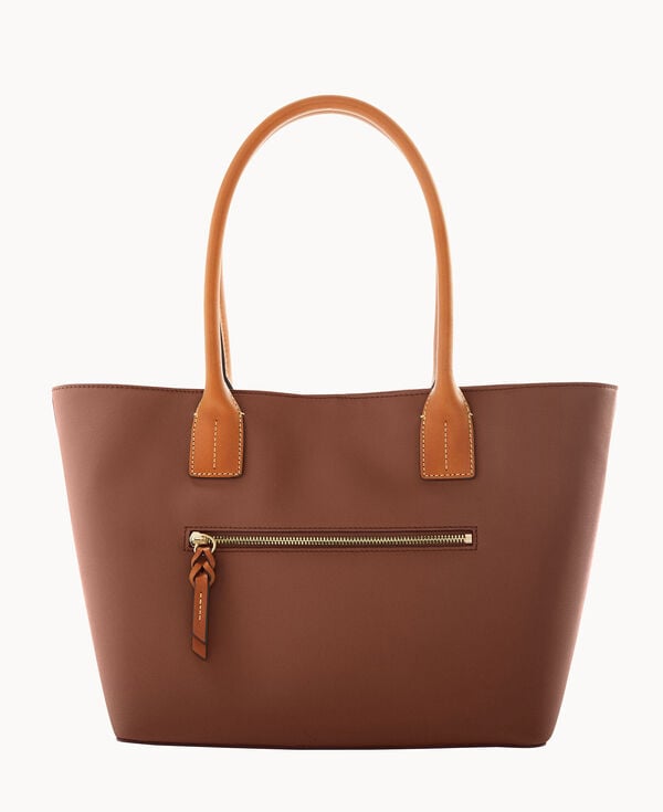 Dooney & Bourke Saffiano Small Russel Amber