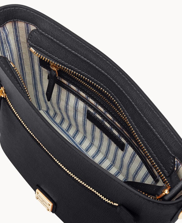 Dooney & Bourke Saffiano Zip Crossbody Black