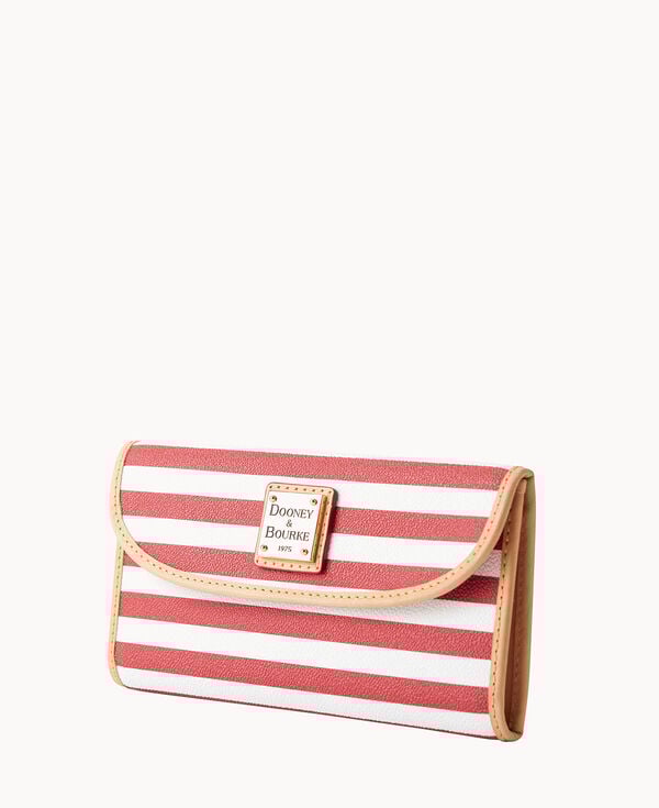 Dooney & Bourke Skipper Continental Clutch Red
