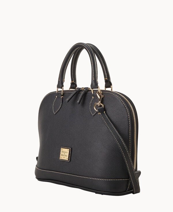 Dooney & Bourke Sorrento Zip Zip Satchel Black