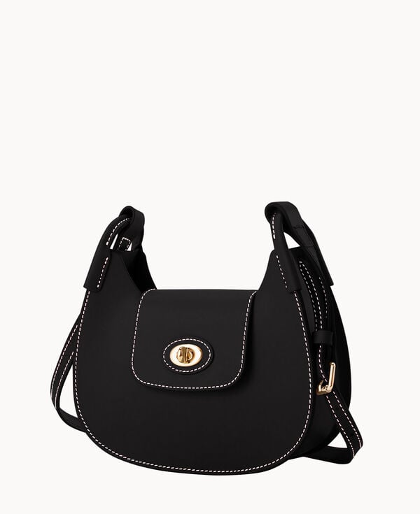 Dooney & Bourke Sweety Leather Crossbody Hobo Black