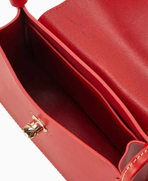 Dooney & Bourke Sweety Leather Pinky Bag Red