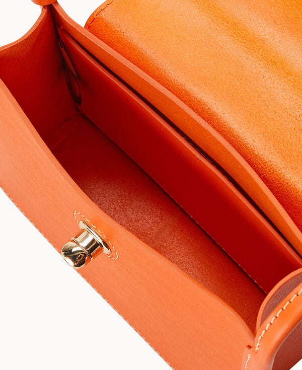Dooney & Bourke Sweety Leather Pinky Bag Tangerine