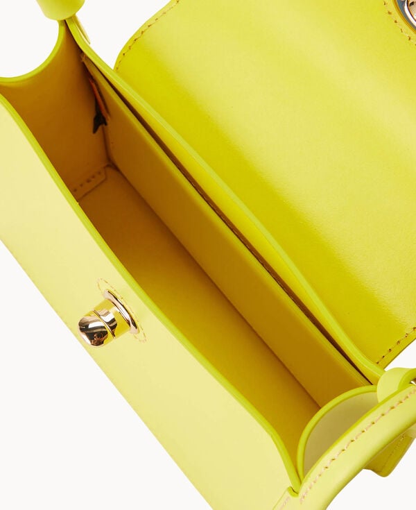Dooney & Bourke Sweety Leather Pinky Bag Yellow
