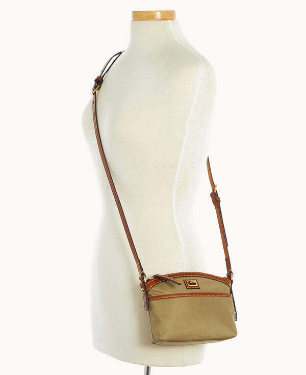 Dooney & Bourke Wayfarer Domed Crossbody Taupe