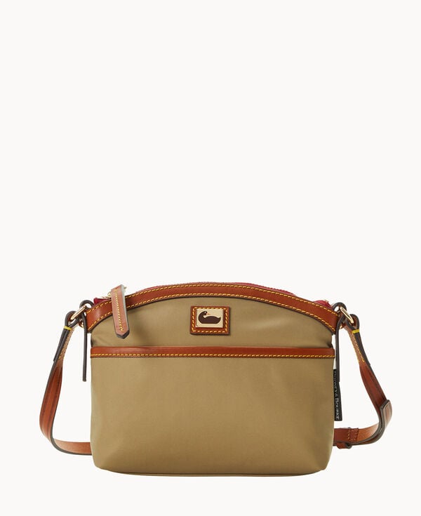 dooney & bourke Wayfarer Domed Crossbody Taupe