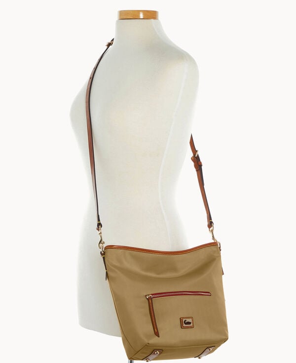 Dooney & Bourke Wayfarer Small Hobo Crossbody Taupe