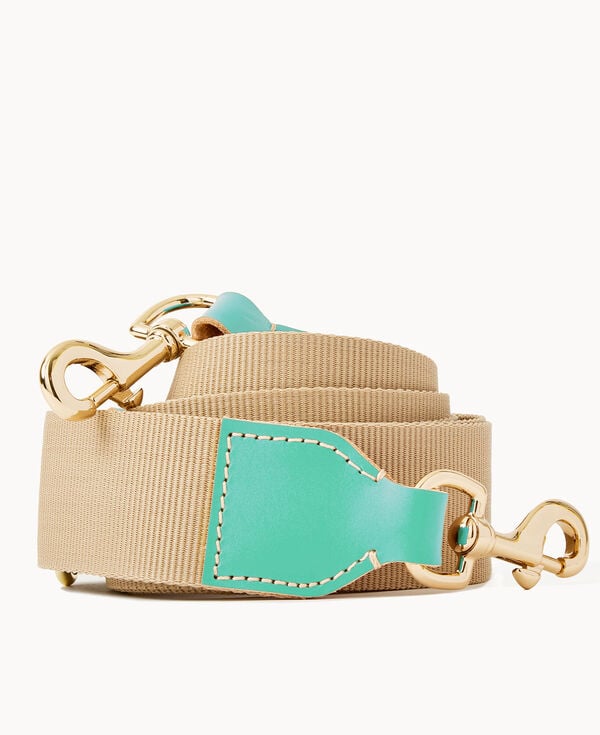 dooney & bourke Webbing Strap Aqua