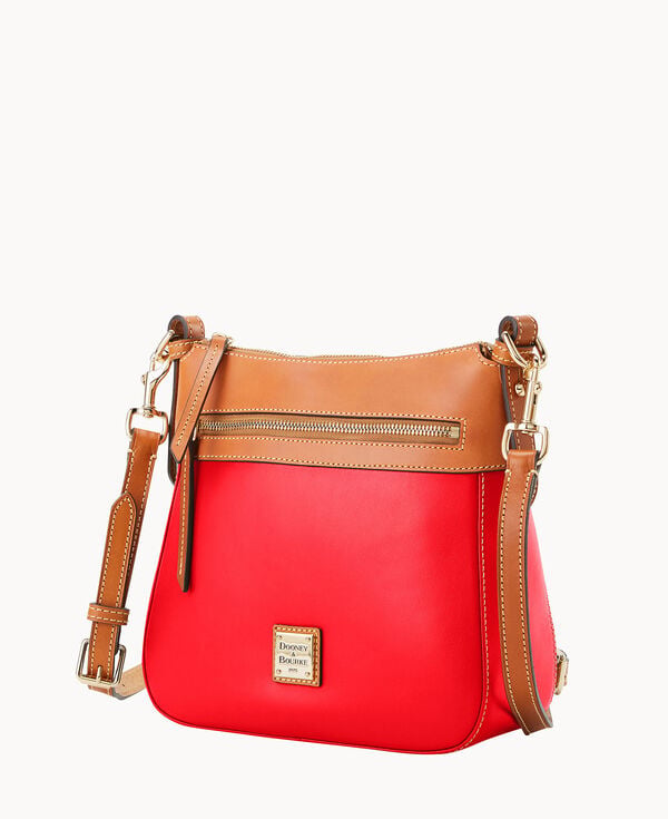 Dooney & Bourke Wexford Leather Crossbody 25 Salmon
