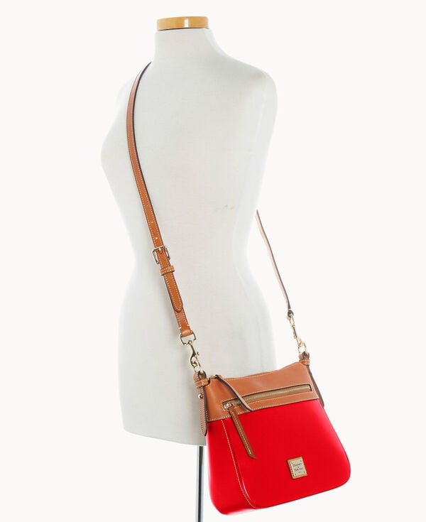Dooney & Bourke Wexford Leather Crossbody 25 Salmon