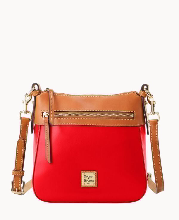 dooney & bourke Wexford Leather Crossbody 25 Salmon