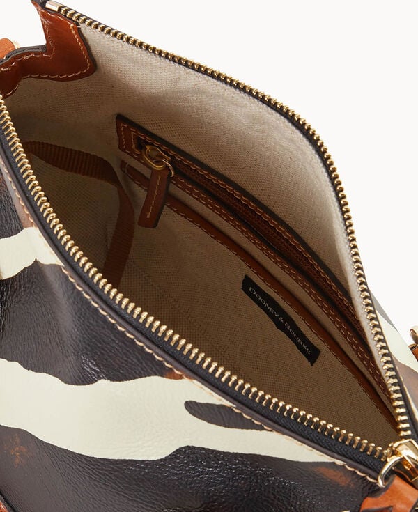 Dooney & Bourke Zebra Leather Satchel 30 Zebra
