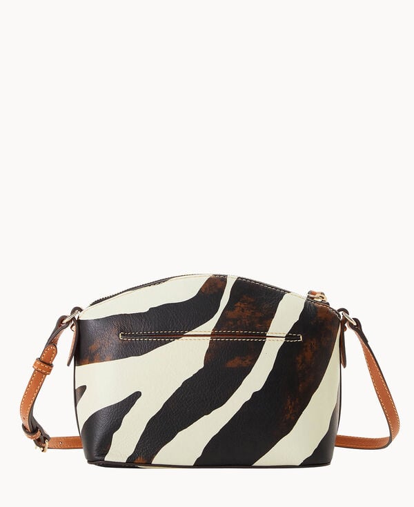 Dooney & Bourke Zebra Leather Suki Crossbody Zebra