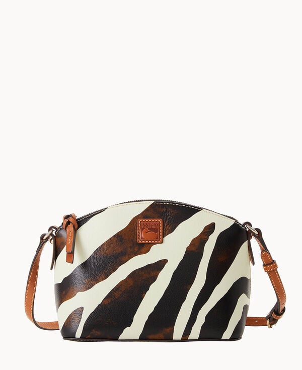 dooney & bourke Zebra Leather Suki Crossbody Zebra