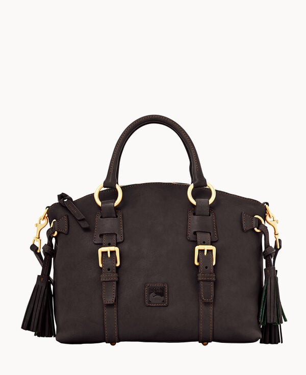 dooney & bourke Florentine Bristol Satchel Black Black