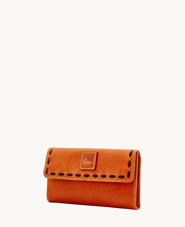 Dooney & Bourke Florentine Continental Clutch Natural