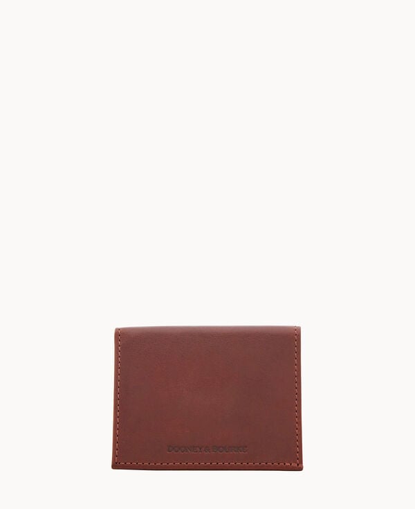 dooney & bourke Florentine Credit Card Holder Chestnut