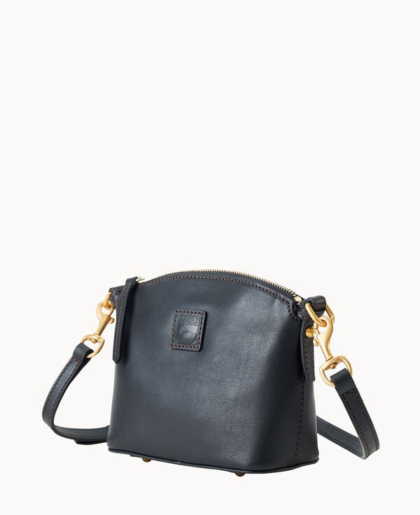 Dooney & Bourke Florentine Mini Domed Crossbody Black Black