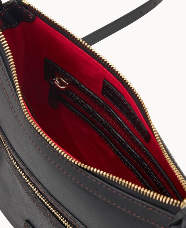 Dooney & Bourke Florentine Pocket Crossbody Black Black