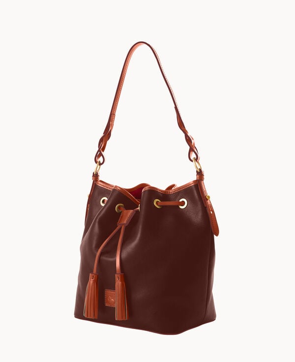Dooney & Bourke Florentine Tasha Drawstring Chestnut Tan