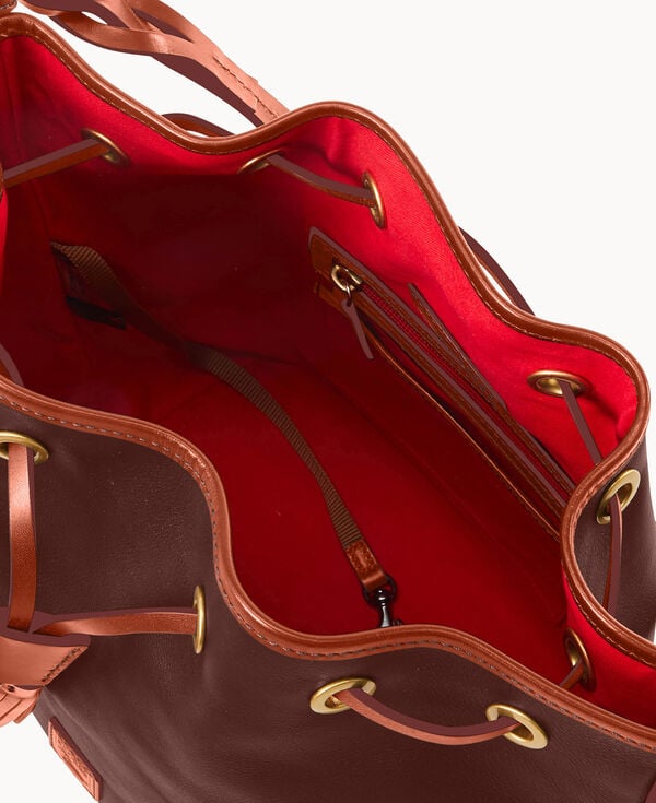 Dooney & Bourke Florentine Tasha Drawstring Chestnut Tan