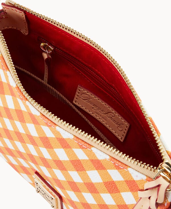 Dooney & Bourke Gingham II Crossbody Pouchette Orange