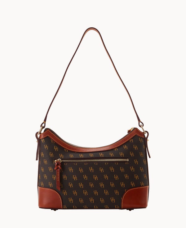 Dooney & Bourke Gretta Large Shoulder Bag Brown Tmoro