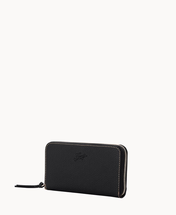 Dooney & Bourke Henrys Medium Zip Around Wristlet Black