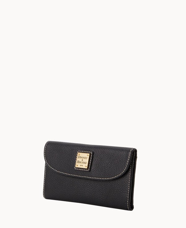 Dooney & Bourke Lucca Leather Continental Clutch Black