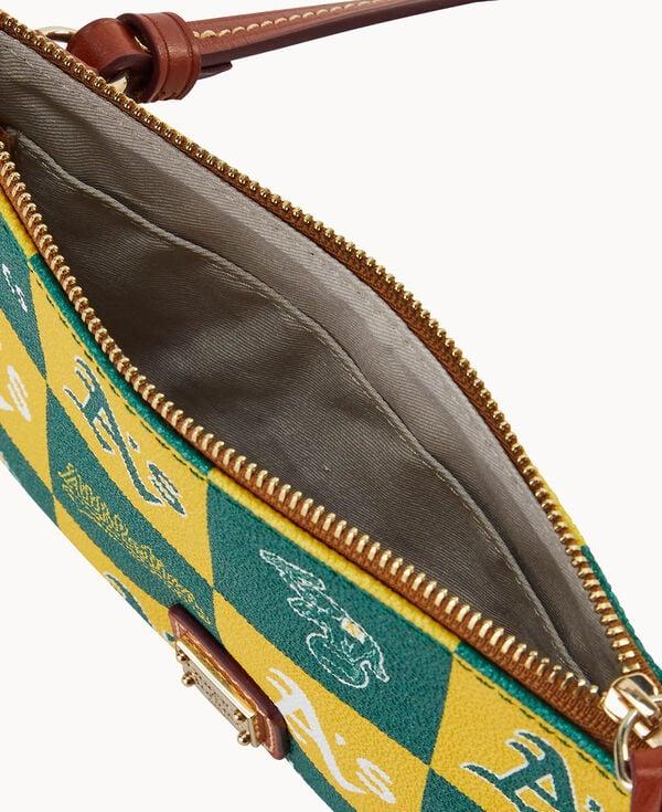 Dooney & Bourke MLB Athletics Top Zip Crossbody Green