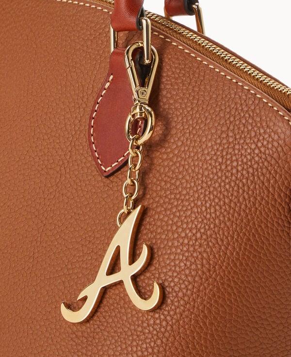 Dooney & Bourke MLB Atlanta Braves Pendant Key Chain Gold