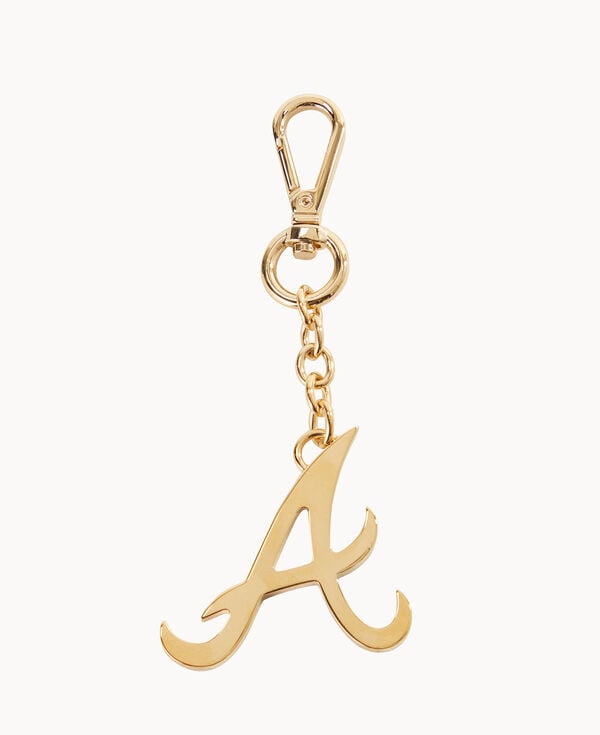 dooney & bourke MLB Atlanta Braves Pendant Key Chain Gold