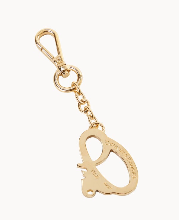 Dooney & Bourke MLB Baltimore Orioles Pendant Key Chain Gold