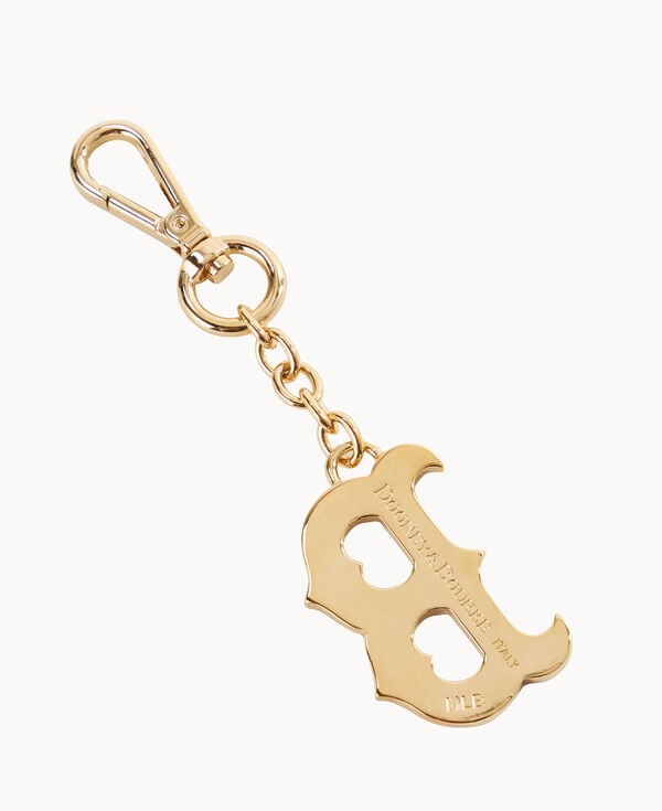 Dooney & Bourke MLB Boston Red Sox Pendant Key Chain Gold