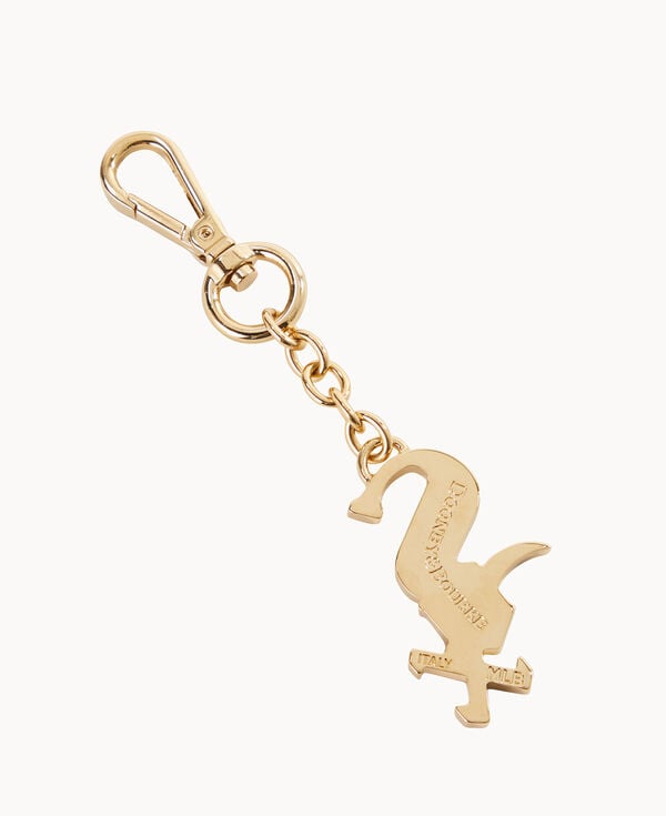 Dooney & Bourke MLB Chicago White Sox Pendant Key Chain Gold