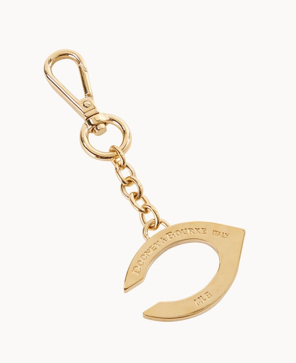 Dooney & Bourke MLB Cincinnati Reds Pendant Key Chain Gold