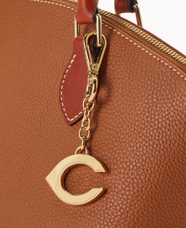 Dooney & Bourke MLB Cincinnati Reds Pendant Key Chain Gold