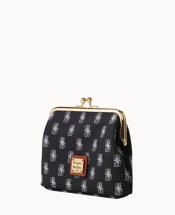 Dooney & Bourke MLB Mariners Large Framed Purse Black