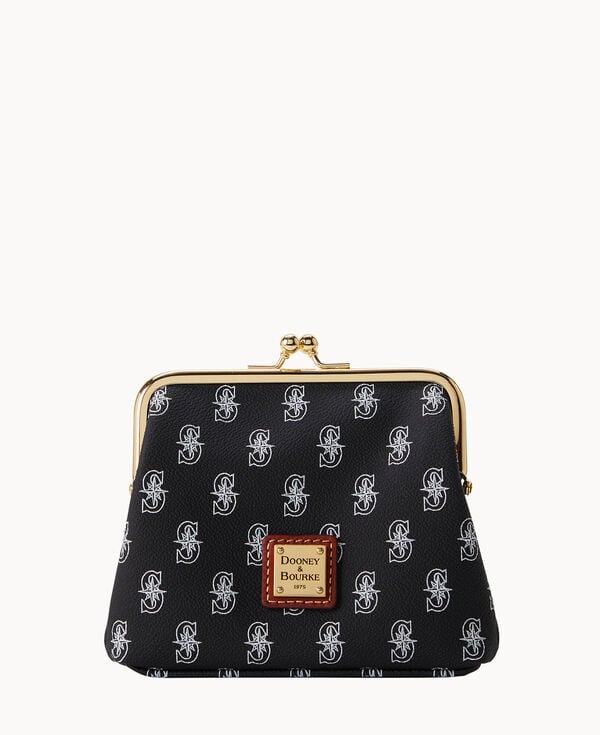 dooney & bourke MLB Mariners Large Framed Purse Black